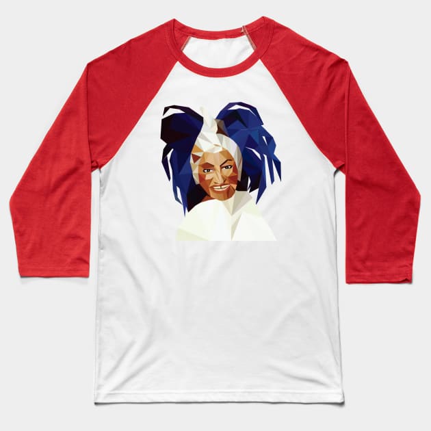 Celia Cruz Baseball T-Shirt by Hermanitas Design